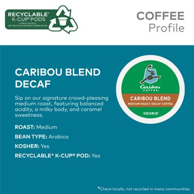 Keurig Caribou Blend Decaf Coffee - Image 4