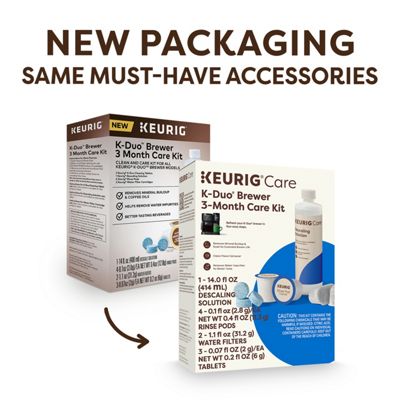 Keurig Coffee Maker K Duo Brewer 3 Month Care Kit - Image 2